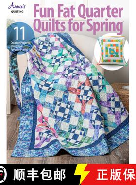【3-4周达】Fun Fat Quarter Quilts for Spring [9781640256156]