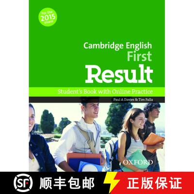 【3-4周达】Cambridge English: First Result: Student's Book and Online Practice Pack [9780194511926]
