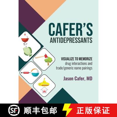 【3-4周达】Cafer's Antidepressants: Visualize to Memorize [9781735090139]