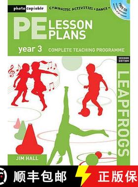 预订 PE Lesson Plans Year 3: Photocopiable gymnastic activities  dance and games teaching programmes [9781408109946]
