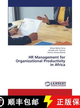 【3-4周达】HR Management for Organizational Productivity in Africa [9786208009960]