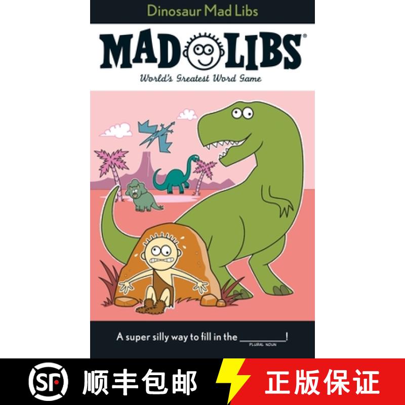 【3-4周达】Dinosaur Mad Libs: World's Greatest Word Game [9780843179002]