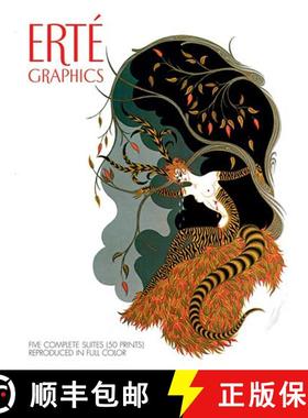 预订 Erte Graphics: 5 Complete Suites Reproduced in Full Colour [9780486235806]