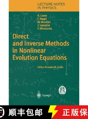 【3-4周达】Direct and Inverse Methods in Nonlinear Evolution Equations: Lectures Given at the C.I.M.E... [9783540200871]