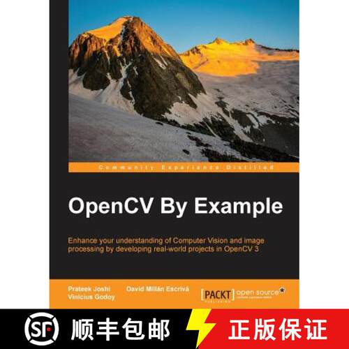 预订 OpenCV By Example: Enhance your understanding of Computer Vision and image processing by develop... [9781785280948]