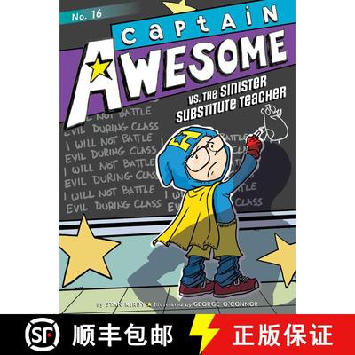 【3-4周达】Captain Awesome vs. the Sinister Substitute Teacher: Volume 16 [9781481458597]