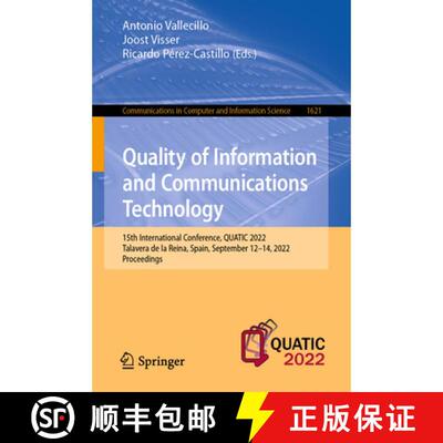 【3-4周达】Quality of Information and Communications Technology: 15th International Conference, QUATI... [9783031141782]