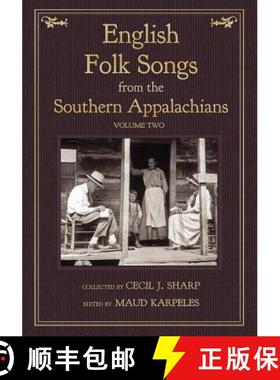 【3-4周达】English Folk Songs from the Southern Appalachians, Vol 2 [9781935243199]
