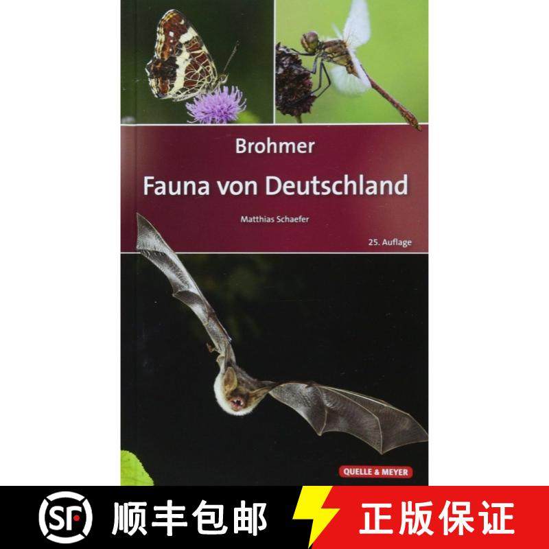 预订 Brohmer - Fauna von Deutschland: Ein Bestimmungsbuch Unserer Heimischen Tierwelt [Brohmer - Faun... [9783494017600]