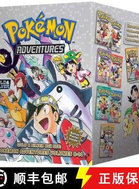 【3-4周达】Pokémon Adventures Gold & Silver Box Set (Set Includes Vols. 8-14), 2 [9781421550077]