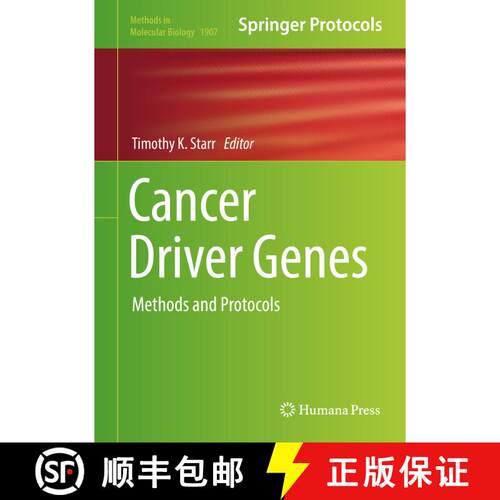 【3-4周达】精装 Cancer Driver Genes : Methods and Protocols [9781493989669]