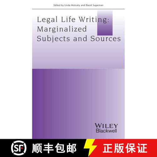 【3-4周达】Legal Life-Writing - Marginalised Subjects And Sources [Wiley社会学] [9781119052166]