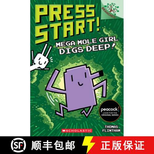 【3-4周达】Mega Mole Girl Digs Deep!: A Branches Book (Press Start! #15): Volume 15 [9781339042770]