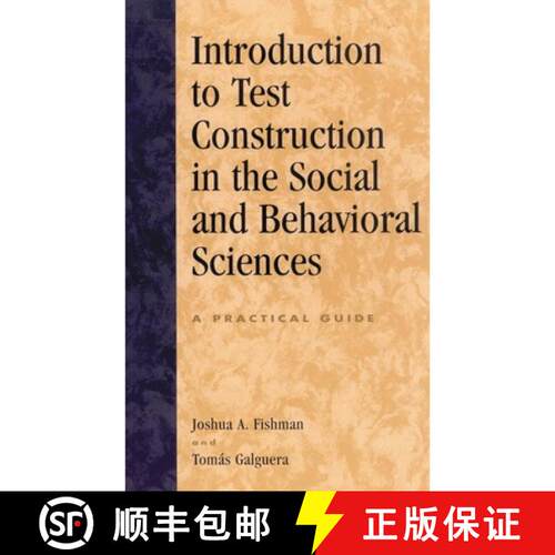 【3-4周达】Introduction to Test Construction in the Social and Behavioral Sciences: A Practical Guide [9780742525207]