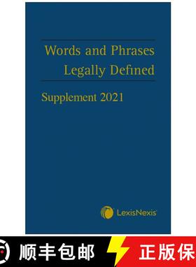 【3-4周达】Words and Phrases Legally Defined 2021 Supplement [9781474318129]