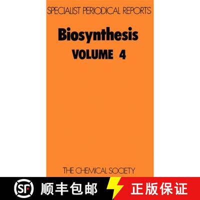 【3-4周达】精装 Biosynthesis, Vol 4: Volume 4 [9780851865331]