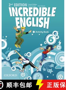 【3-4周达】Incredible English: 6: Activity Book [9780194442459]
