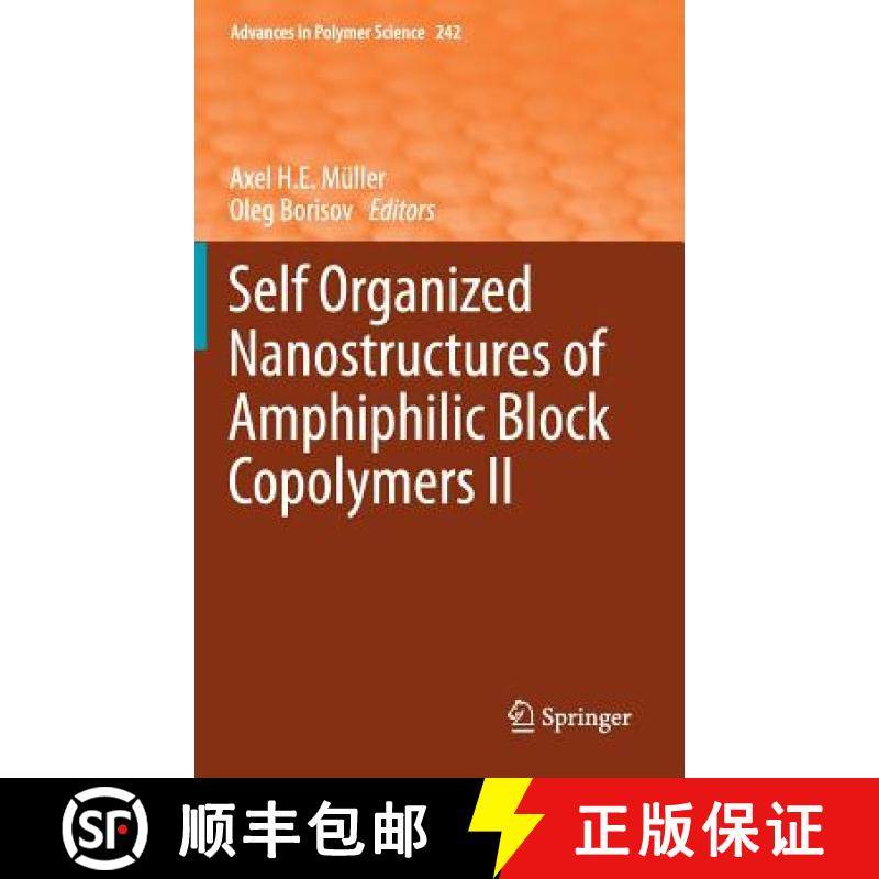 【3-4周达】Self Organized Nanostructures of Amphiphilic Block Copolymers II [9783642222962]