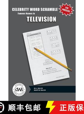 【3-4周达】Celebrity Word Scramble Famous Names in Television [9798990963023]
