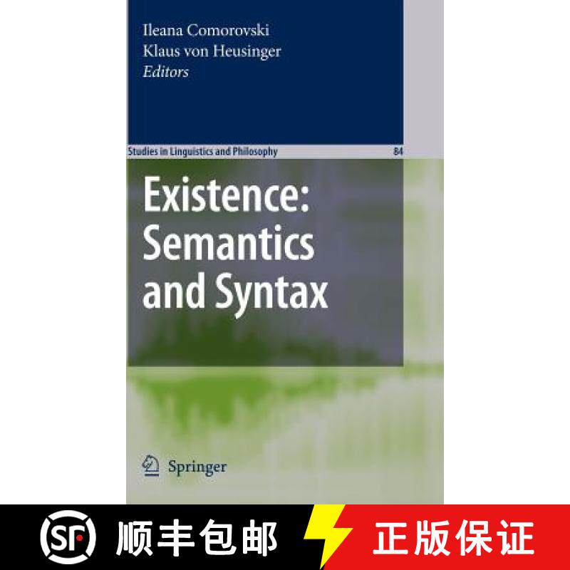 【3-4周达】Existence: Semantics and Syntax [9781402061967]