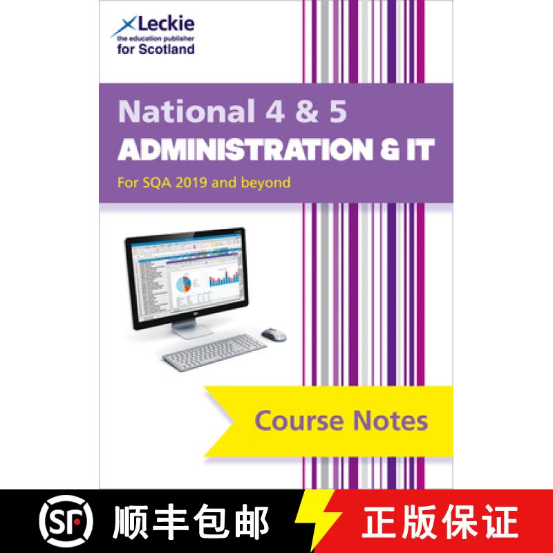 【3-4周达】National 4/5 Administration and IT Course Notes for New 2019 Exams: For Curriculum for Exc... [9780008282103]