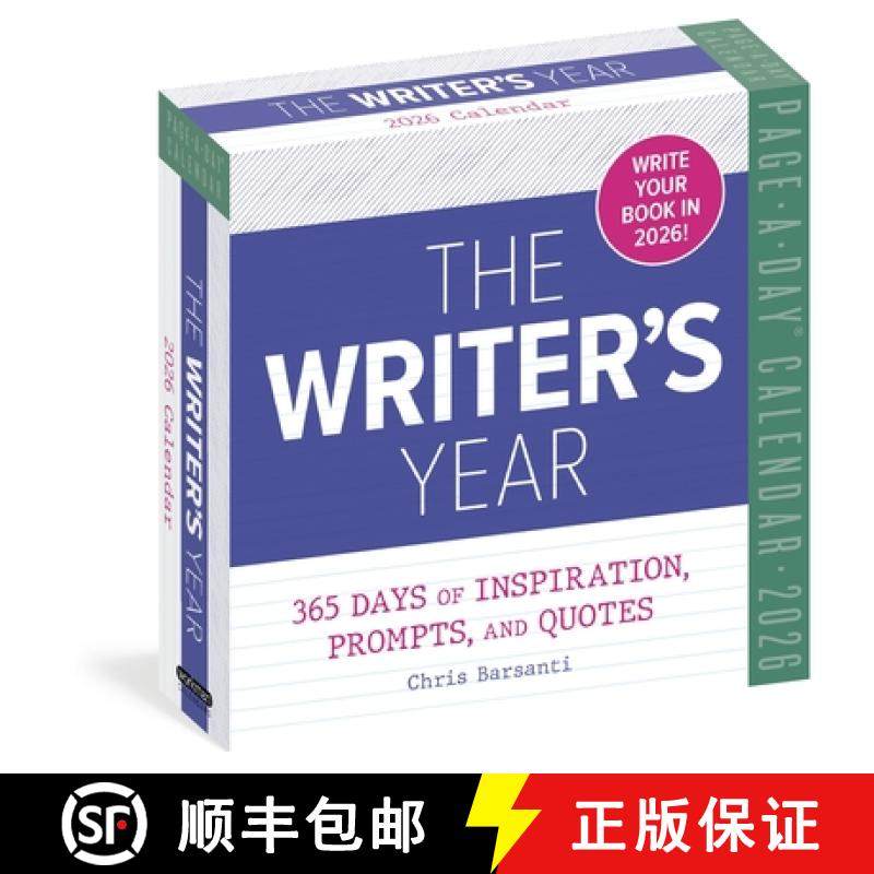 【3-4周达】Writer's Year Page-A-Day(r) Calendar 2026: 365 Days of Inspiration, Prompts, and Quotes [9781523530298]