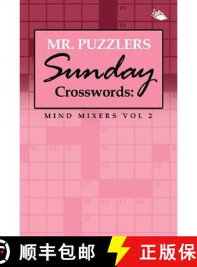 【3-4周达】Mr. Puzzlers Sunday Crosswords: Mind Mixers Vol 2 [9781682802670]