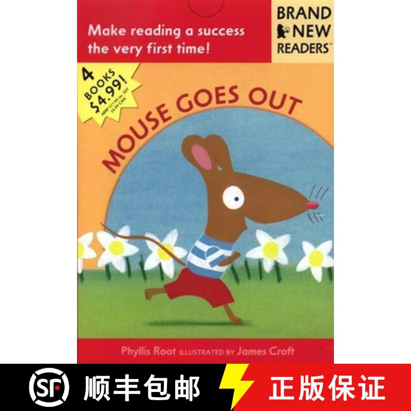 【3-4周达】Mouse Goes Out: Brand New Readers [9780763613525]