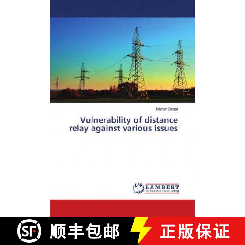 预订 Vulnerability of distance relay against various issues [9786139827084]
