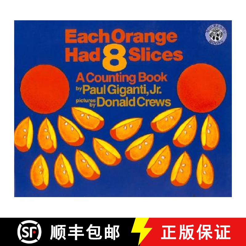 【3-4周达】Each Orange Had 8 Slices Big Book [9780688131166]