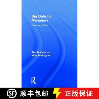 【3-4周达】精装 Big Data for Managers : Creating Value [9781138593060]