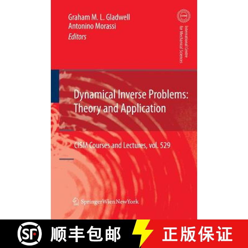 【3-4周达】Dynamical Inverse Problems: Theory and Application [9783709111123]