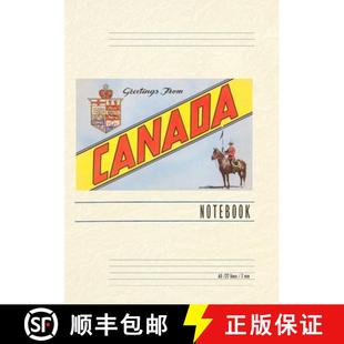 Lined 9798385404889 4周达 Canada from Notebook Vintage Greetings