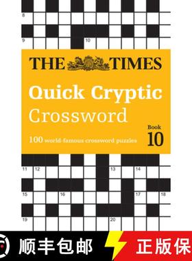 【3-4周达】Times Quick Cryptic Crossword Book 10: 100 World-Famous Crossword Puzzles [9780008673185]