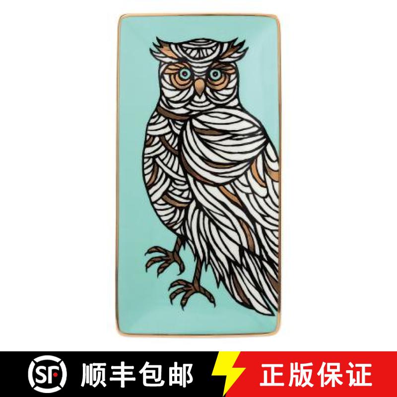 【3-4周达】Patch NYC Owl Rectangle Porcelain Tray [9780735352421]
