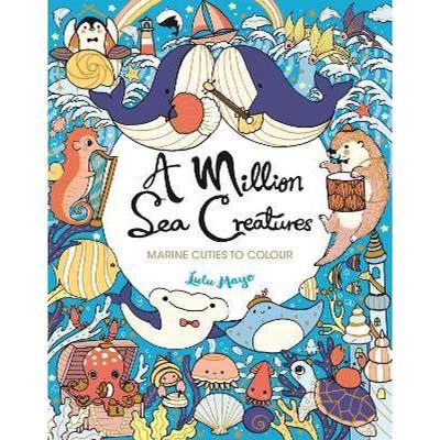 【4周达】Million Sea Creatures: Marine Cuties to Colour [9781789294422]