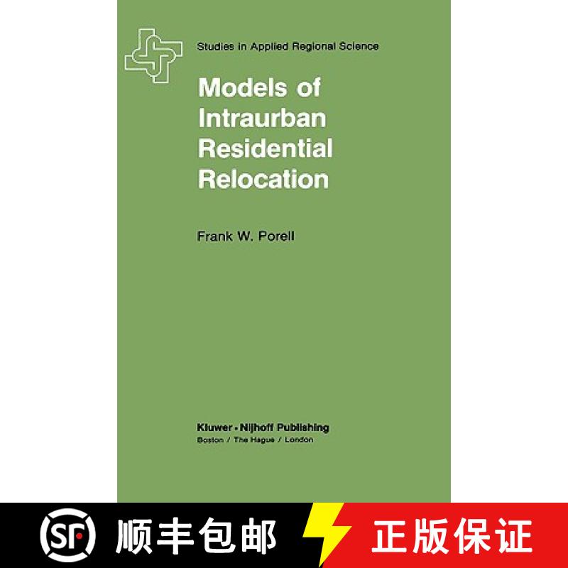 【3-4周达】Models of Intraurban Residential Relocation [9780898380897]