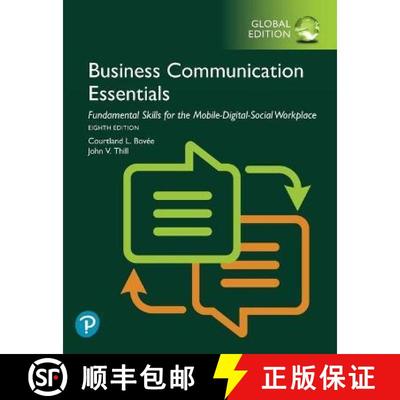 【3-4周达】Business Communication Essentials: Fundamental Skills for the Mobile-Digital-Social Workpl... [9781292330099]