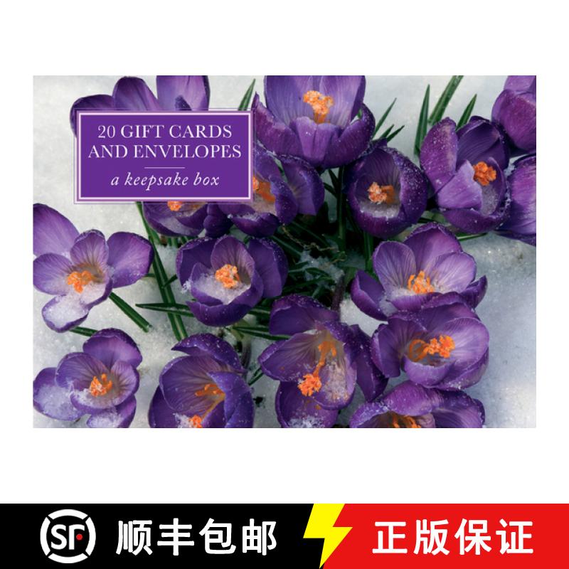 【2-3周达】Tin Box of 20 Gift Cards and Envelopes: Crocus: A Keepsake Tin Box Featuring 20 High-Quali... [9780754826026]