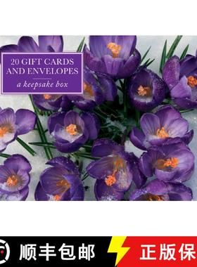 【3-4周达】Tin Box of 20 Gift Cards and Envelopes: Crocus: A Keepsake Tin Box Featuring 20 High-Quali... [9780754826026]