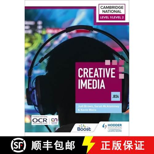 【3-4周达】Level 1/Level 2 Cambridge National in Creative iMedia (J834) [9781398350564]