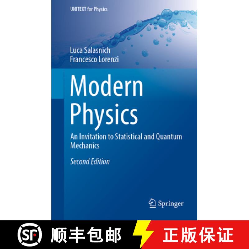 【3-4周达】Modern Physics : An Invitation to Statistical and Quantum Mechanics [9783031676703]