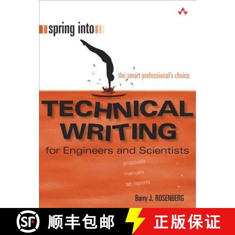 【3-4周达】Spring Into Technical Writing for Engineers and Scientists [9780131498631],书籍/杂志/报纸,原版其它,淘宝优惠券,粉丝福利购,淘宝优惠卷