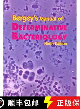 【3-4周达】Bergey's Manual of Determinative Bacteriology [9780683006032]