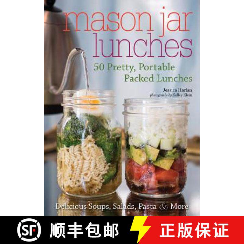 【3-4周达】Mason Jar Lunches: 50 Pretty, Portable Packed Lunches (Including) Delicious Soups, Salads,... [9781612437590]