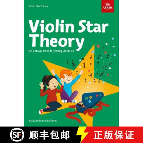 【3-4周达】Violin Star Theory: An activity book for young violinists [9781786012999]