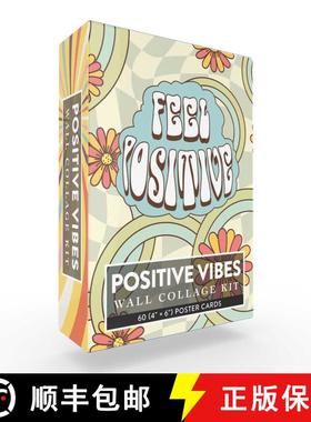 【3-4周达】Positive Vibes Collage Kit: 60 (4 × 6) Affirmation Cards to Make Your Space Feel Positive... [9781507220917]