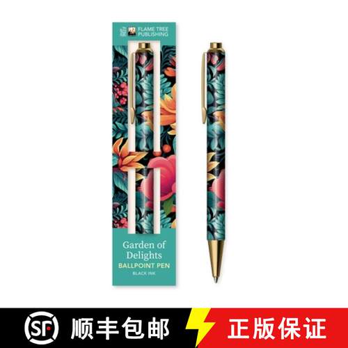 【3-4周达】Garden of Delights Boxed Decorative Ballpoint Pen [9781835626931]