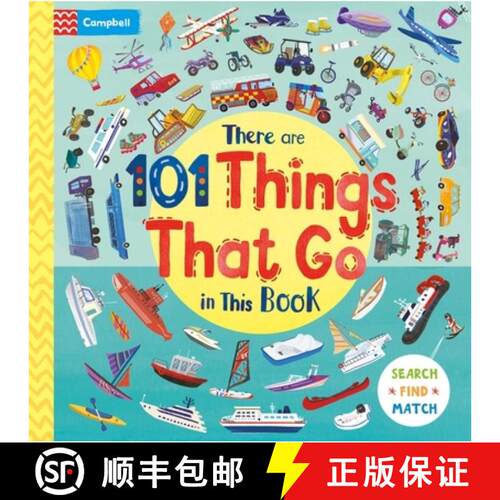 【3-4周达】There Are 101 Things That Go In This Book : A Search and Find Book for Children [9781035084821]