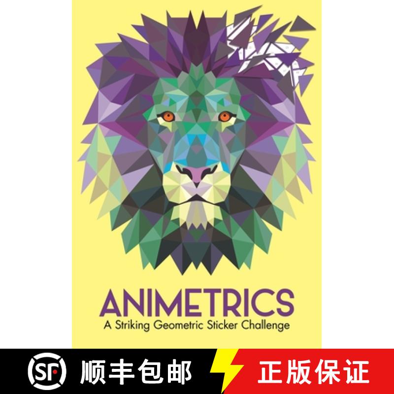 【2-3周达】Animetrics : A Striking Geometric Sticker Challenge [9781780554587]